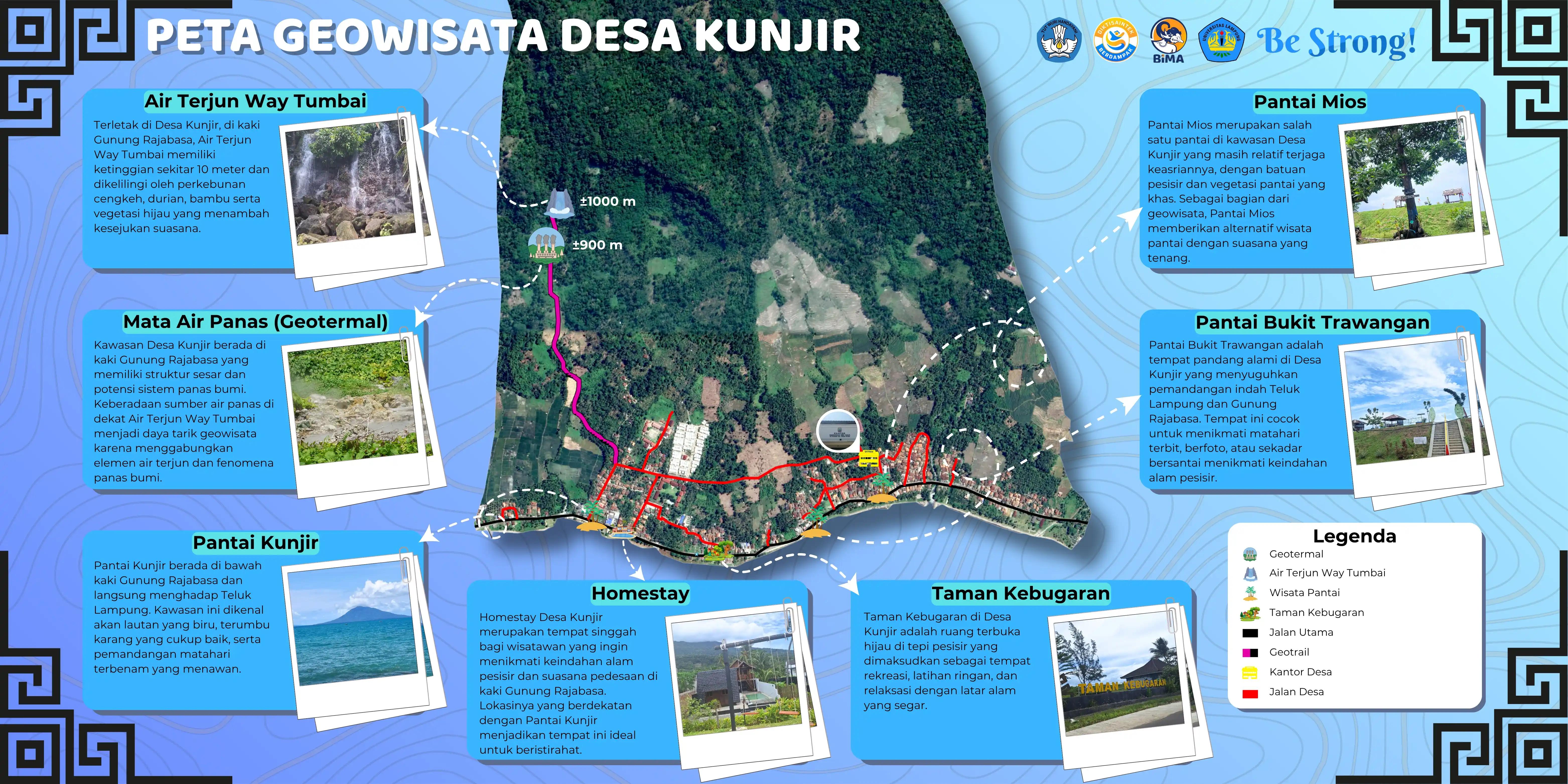 Peta Geowisata Desa Kunjir